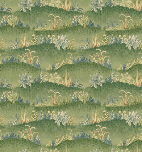 G P & J Baker GARDEN TAPESTRY ROYAL GREEN Wallpaper