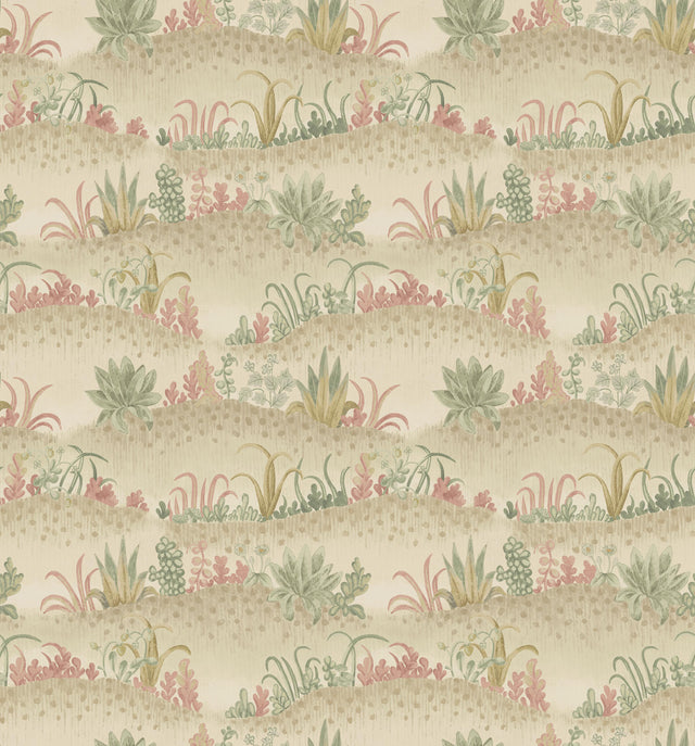 G P & J Baker GARDEN TAPESTRY PINK/GREEN Wallpaper