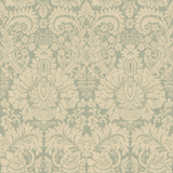 G P & J Baker QUEEN'S DAMASK AQUAMARINE Wallpaper