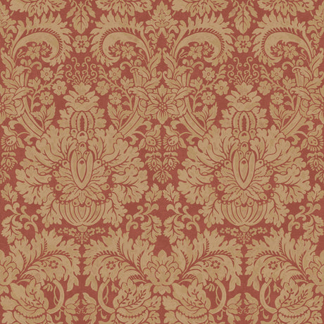 G P & J Baker QUEEN'S DAMASK OLD RED Wallpaper