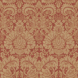 G P & J Baker QUEEN'S DAMASK OLD RED Wallpaper
