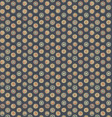 G P & J Baker COURT BUTTONS INDIGO Wallpaper