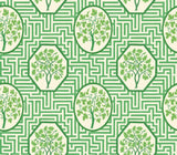 G P & J Baker ROYAL MAZE ROYAL GREEN Wallpaper