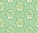 G P & J Baker ROYAL MAZE ROYAL GREEN Wallpaper
