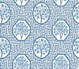 G P & J Baker ROYAL MAZE ROYAL BLUE Wallpaper