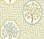 G P & J Baker ROYAL MAZE SAGE Wallpaper