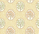 G P & J Baker ROYAL MAZE OCHRE Wallpaper