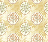 G P & J Baker ROYAL MAZE OCHRE Wallpaper