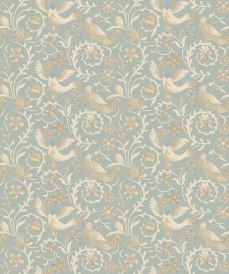 G P & J Baker ROYAL COURT OLD BLUE Wallpaper