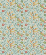 G P & J Baker ROYAL COURT AQUA Wallpaper