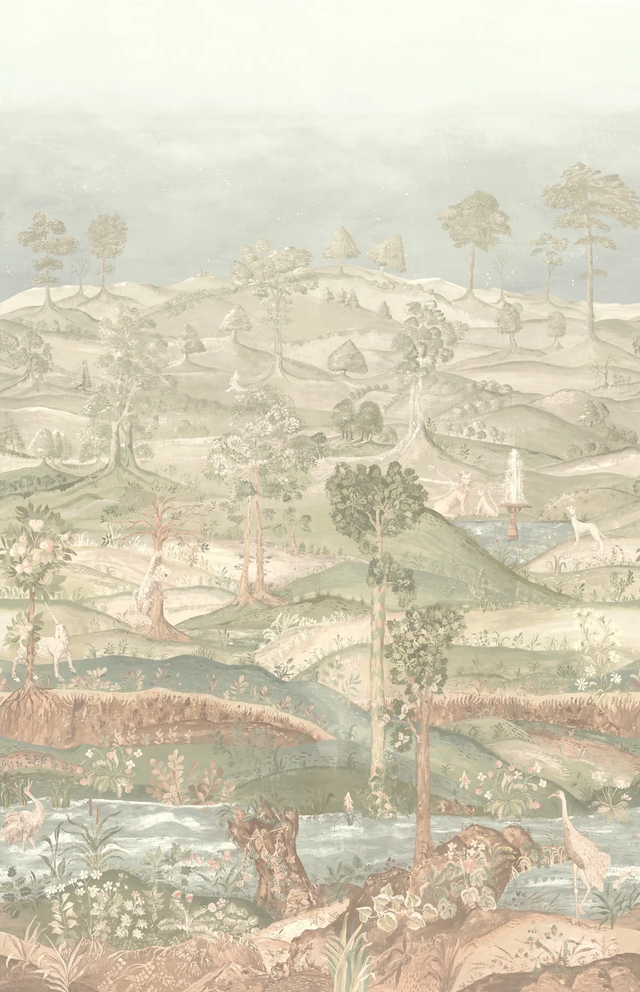 G P & J Baker ROYAL PARK PANEL ANTIQUE Wallpaper