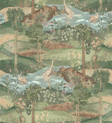 G P & J Baker PALACE TAPESTRY ROYAL GREEN Wallpaper