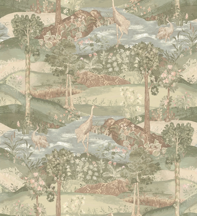 G P & J Baker PALACE TAPESTRY ANTIQUE Wallpaper