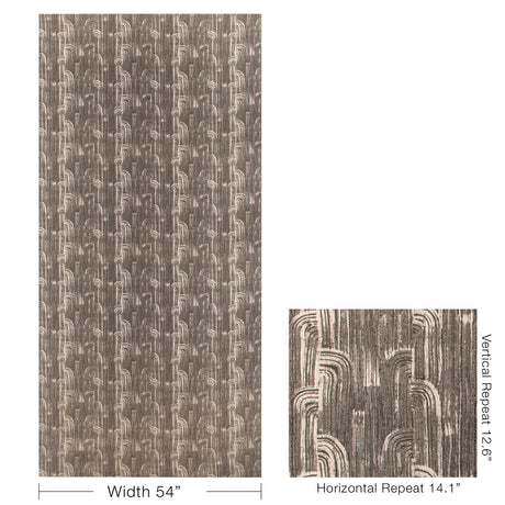 Lee Jofa CRESCENT WEAVE OBSIDIAN Upholstery Fabric