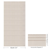 Lee Jofa FRINGE WEAVE CREAM Upholstery Fabric