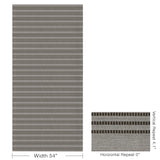 Lee Jofa FRINGE WEAVE BLACK/WHITE Upholstery Fabric