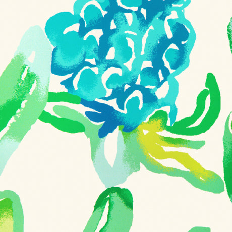 Lee Jofa ISLAND EXOTIC WP BLUE Wallpaper