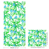 Lee Jofa ISLAND EXOTIC WP BLUE Wallpaper