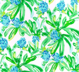Lee Jofa ISLAND EXOTIC WP BLUE Wallpaper