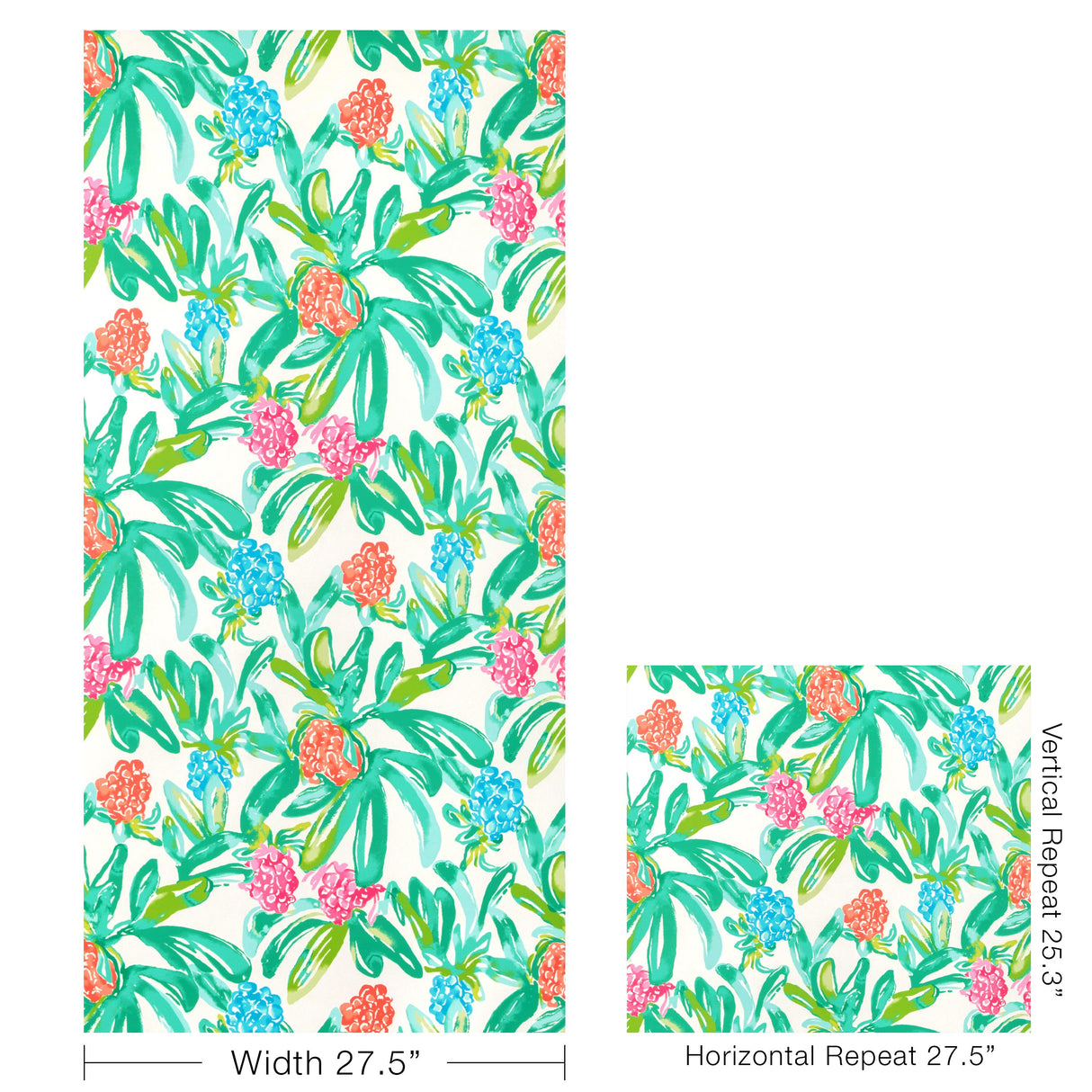 Lee Jofa ISLAND EXOTIC WP MULTI Wallpaper