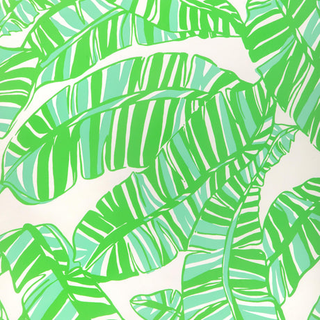 Lee Jofa GO BANANAS WP WHITE/GREEN Wallpaper