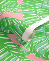 Lee Jofa GO BANANAS WP PINK/GREEN Wallpaper