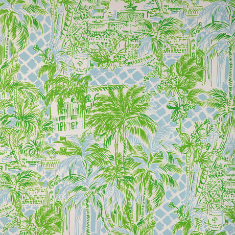 Lee Jofa PALM BEACH WP BLUE/GREEN Wallpaper