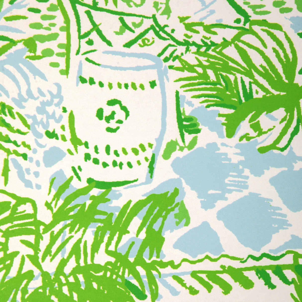 Lee Jofa PALM BEACH WP BLUE/GREEN Wallpaper