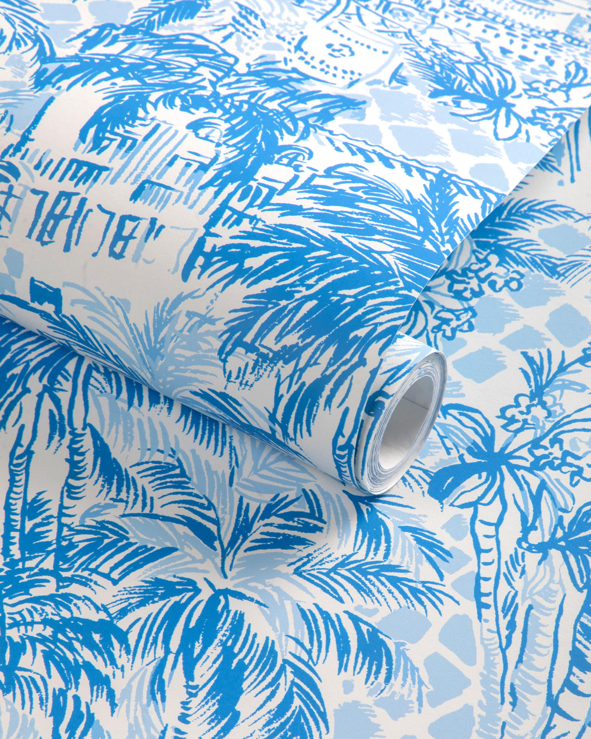 Lee Jofa PALM BEACH WP BLUE/LAPIS Wallpaper