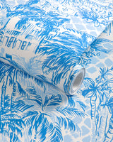 Lee Jofa PALM BEACH WP BLUE/LAPIS Wallpaper