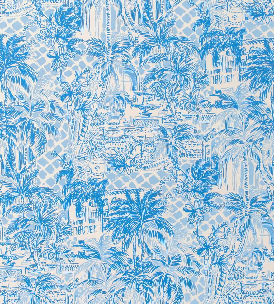 Lee Jofa PALM BEACH WP BLUE/LAPIS Wallpaper