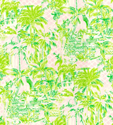 Lee Jofa PALM BEACH WP PINK/GREEN Wallpaper