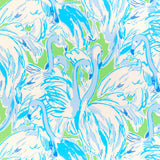 Lee Jofa PINK COLONY WP GREEN/BLUE Wallpaper