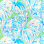 Lee Jofa PINK COLONY WP GREEN/BLUE Wallpaper