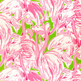 Lee Jofa PINK COLONY WP GREEN/PINK Wallpaper