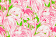 Lee Jofa PINK COLONY WP GREEN/PINK Wallpaper
