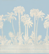 Lee Jofa PALMS WAY MURAL GC BLUE Wallpaper