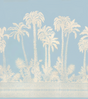 Lee Jofa PALMS WAY MURAL GC BLUE Wallpaper
