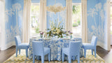 Lee Jofa PALMS WAY MURAL GC BLUE Wallpaper