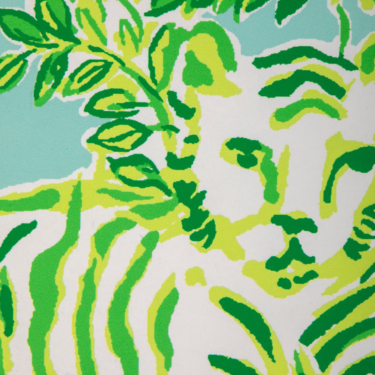 Lee Jofa TIGER QUEEN WP AQUA Wallpaper