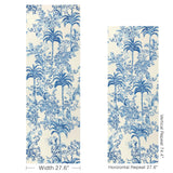 Lee Jofa TIGER QUEEN WP INDIGO Wallpaper