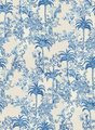 Lee Jofa TIGER QUEEN WP INDIGO Wallpaper