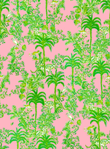Lee Jofa TIGER QUEEN WP PINK Wallpaper