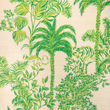 Lee Jofa TIGER QUEEN GC GREEN Wallpaper