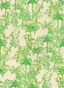 Lee Jofa TIGER QUEEN GC GREEN Wallpaper