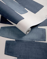 Kravet STACKED WP INDIGO Wallpaper