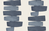 Kravet STACKED WP INDIGO Wallpaper