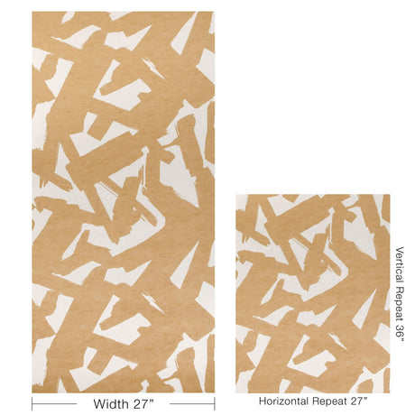 Kravet BOLD LINES WP CAMEL Wallpaper