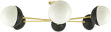 Surya Antibodi ATB-001 40"L x 40"W x 11"H Ceiling Light