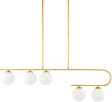 Surya Bernay BER-001 5"L x 39"W x 39"H Ceiling Light